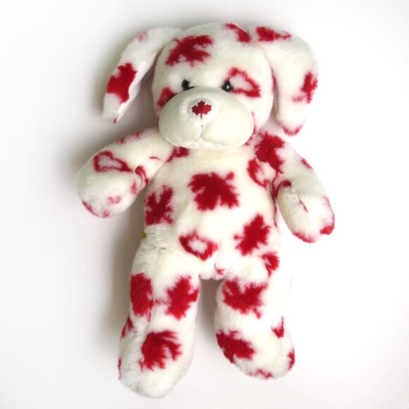 Rare Build A Bear Canadian Plush Dog - Picture 1 of 8